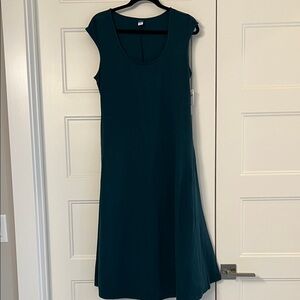 Old Navy Deep Teal Midi Dress